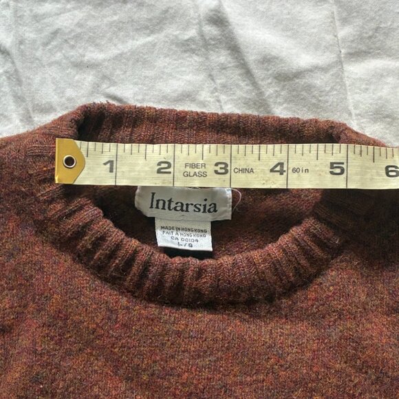 Cacharel Intarsia Lambswool Knit Pullover Sweater - Picture 10 of 12